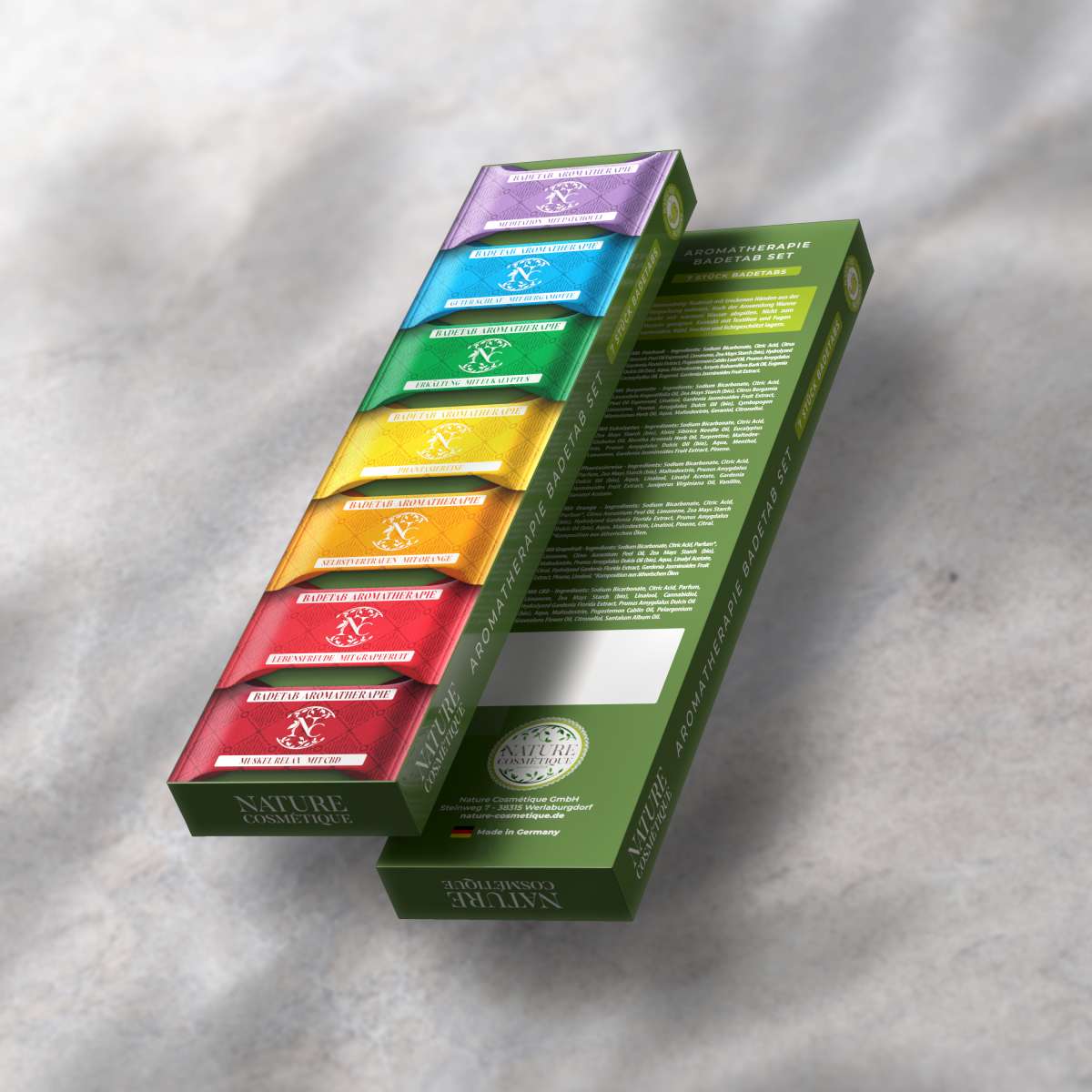 Aromatherapie Badetabs 7er Set