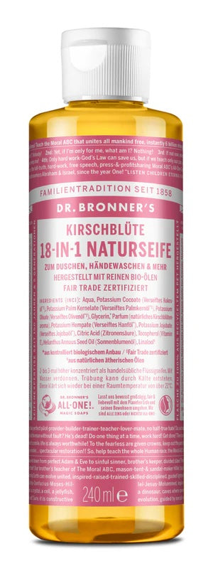 Kirschblüte Flüssigseife - 18-in-1 Naturseife, 240ml