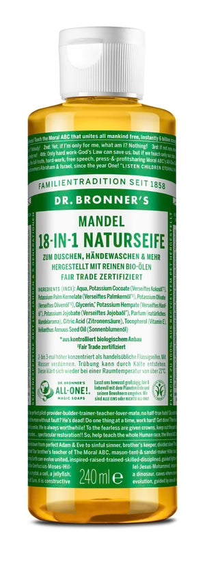 Mandel Flüssigseife - 18-in-1 Naturseife, 240ml