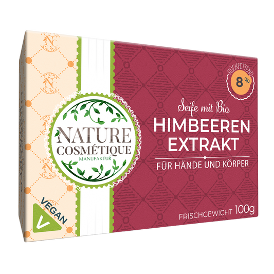 Wildberry Seife mit Himbeerkern CO2 Extrakt - BIO
