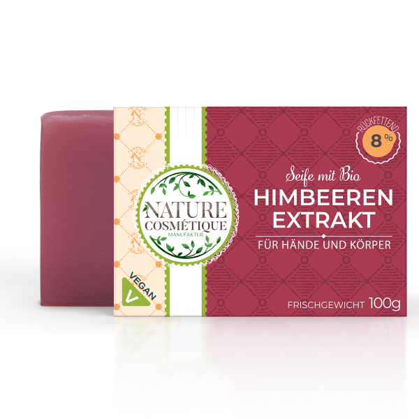 Wildberry Seife mit Himbeerkern CO2 Extrakt - BIO