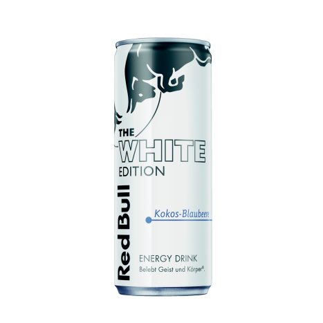 Red Bull Energy Drink White Edition Kokos-Blaubeere