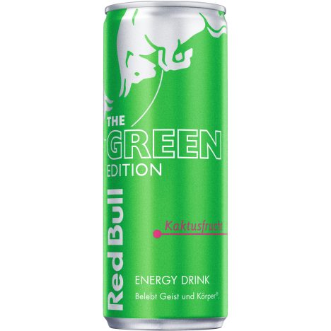 Red Bull Energy Drink Green Edition Kaktusfrucht