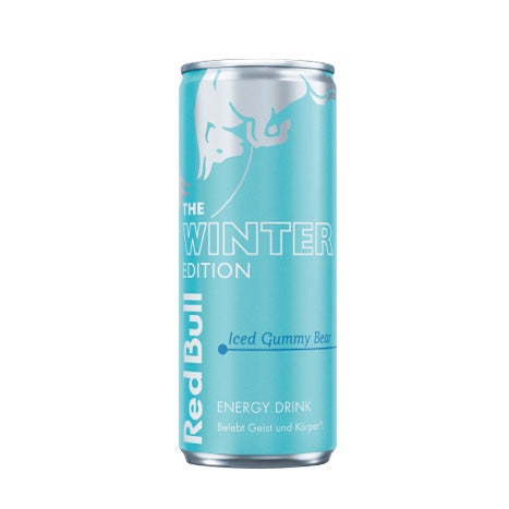 Red Bull Energy Drink Winter Edition Iced Gummy Bear