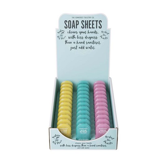 WUSJCOF Papierseife 4 Boxen - Einweg Seifenblättchen Für Reisen Outdoor