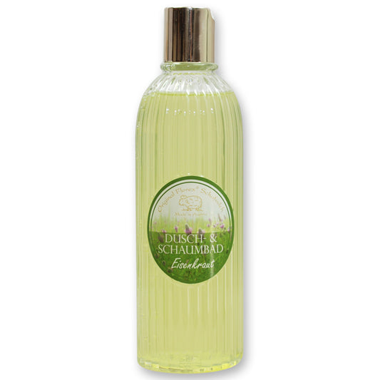 Shower &amp; bubble bath with organic sheep's milk 330ml in a bottle, verbena