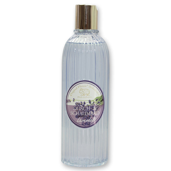 Dusch- & Schaumbad mit biologischer Schafmilch 330ml in der Flasche, Lavendel